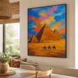 Impressionist Art | Desert Pyramid Caravans