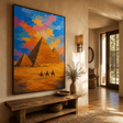 Impressionist Art | Desert Pyramid Caravans
