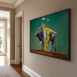 Abstract Art | Bull  Wine Figure