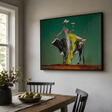 Abstract Art | Bull  Wine Figure
