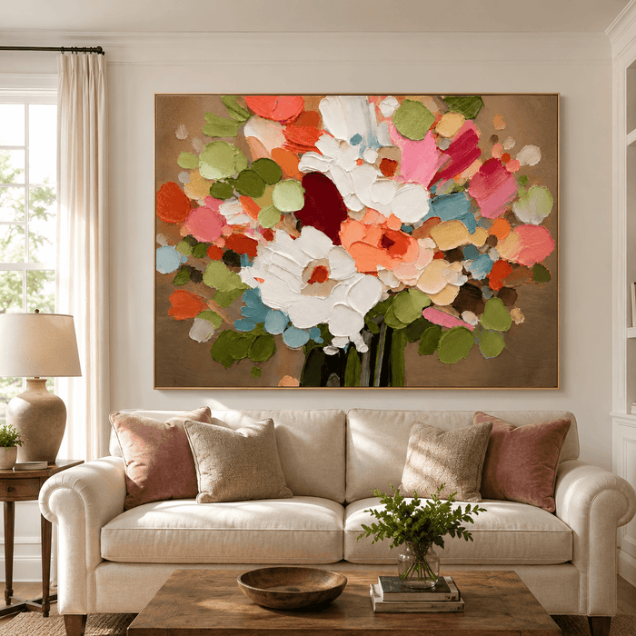 Impressionist Art | Thick Floral Brushstrokes