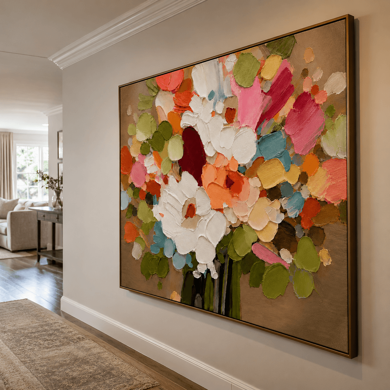 Impressionist Art | Thick Floral Brushstrokes