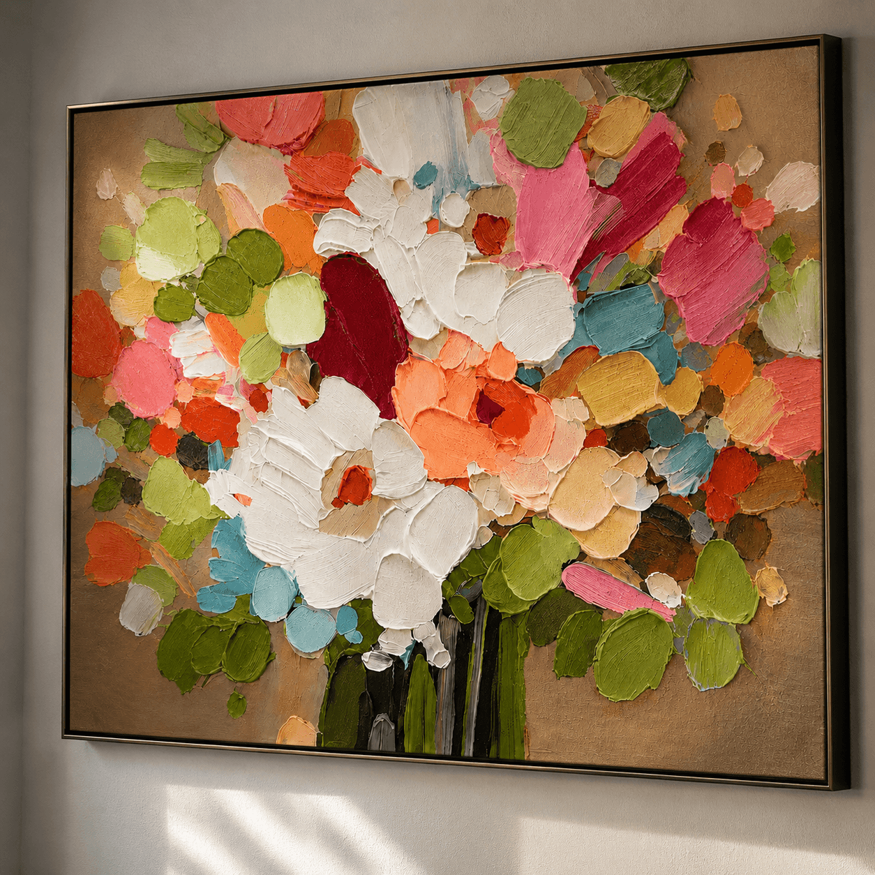 Impressionist Art | Thick Floral Brushstrokes