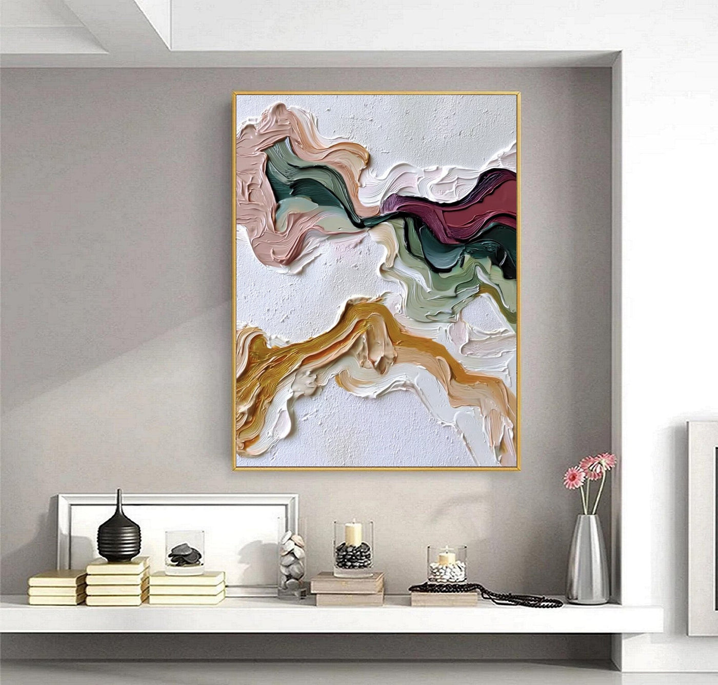 Textured Hue Opulence | Rich Swirls