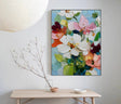 Textured Floral Art | Vibrant Depth