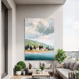 Textured Aegean Vestige | Crepuscular Hues