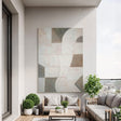 Textured Geometric Elegance | Muted Hues