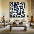 Bold Geometric Rhythm | Indigo Maze