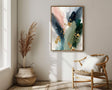 Gilded Emerald Blush | Gold Swirl