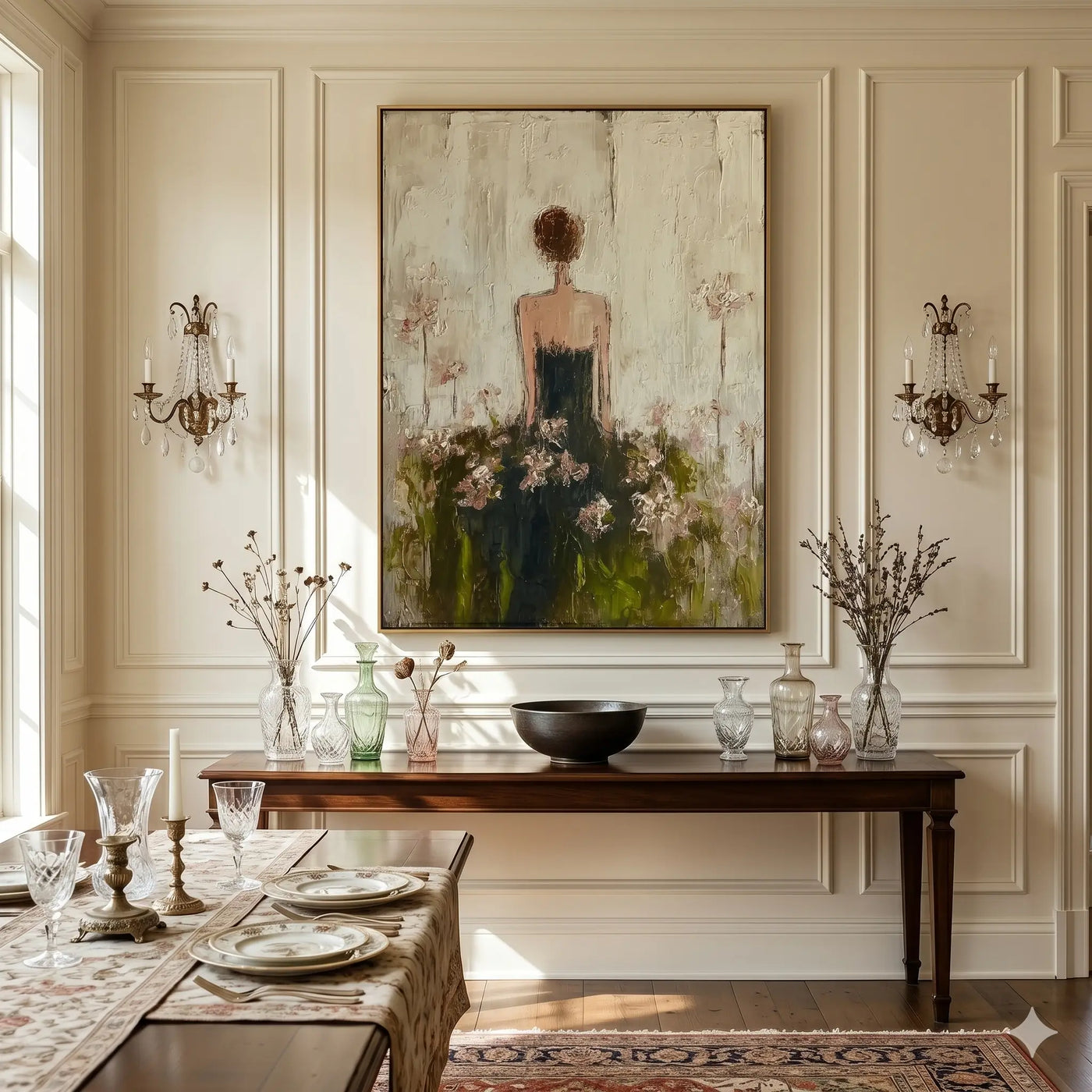 Textured Sylvan Reverie | Blush Petals