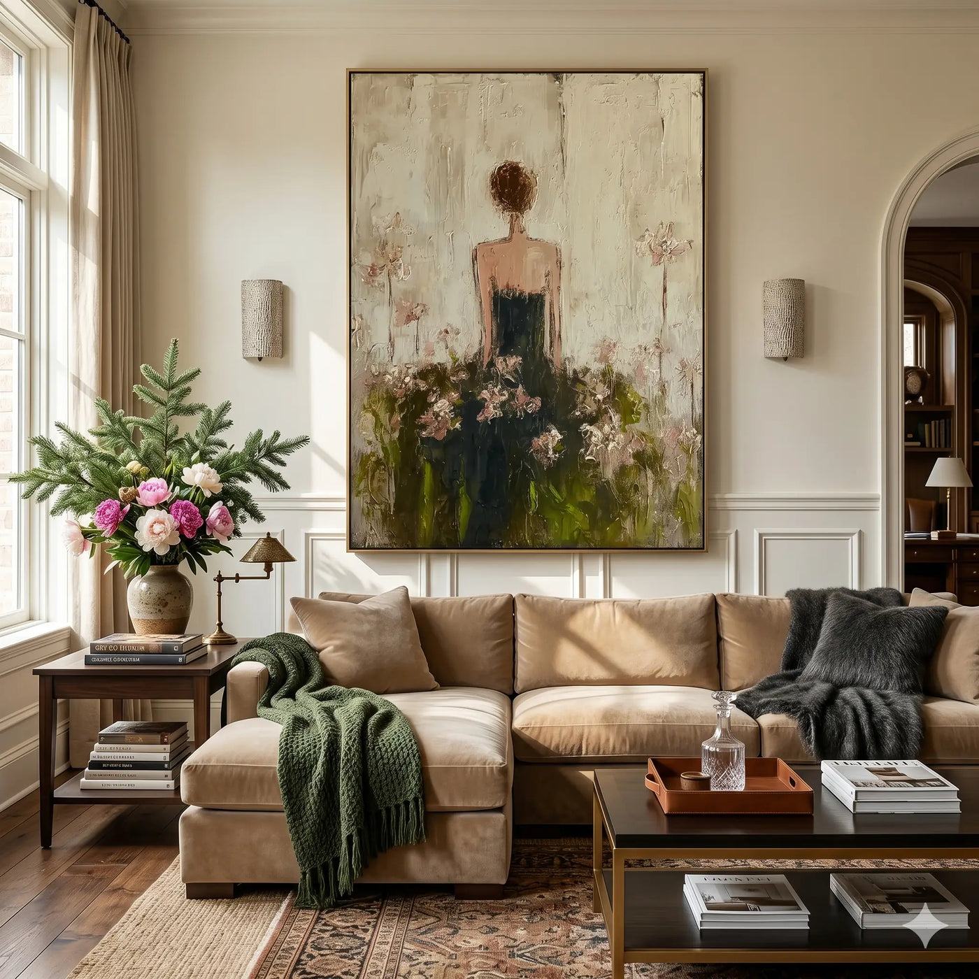 Textured Sylvan Reverie | Blush Petals