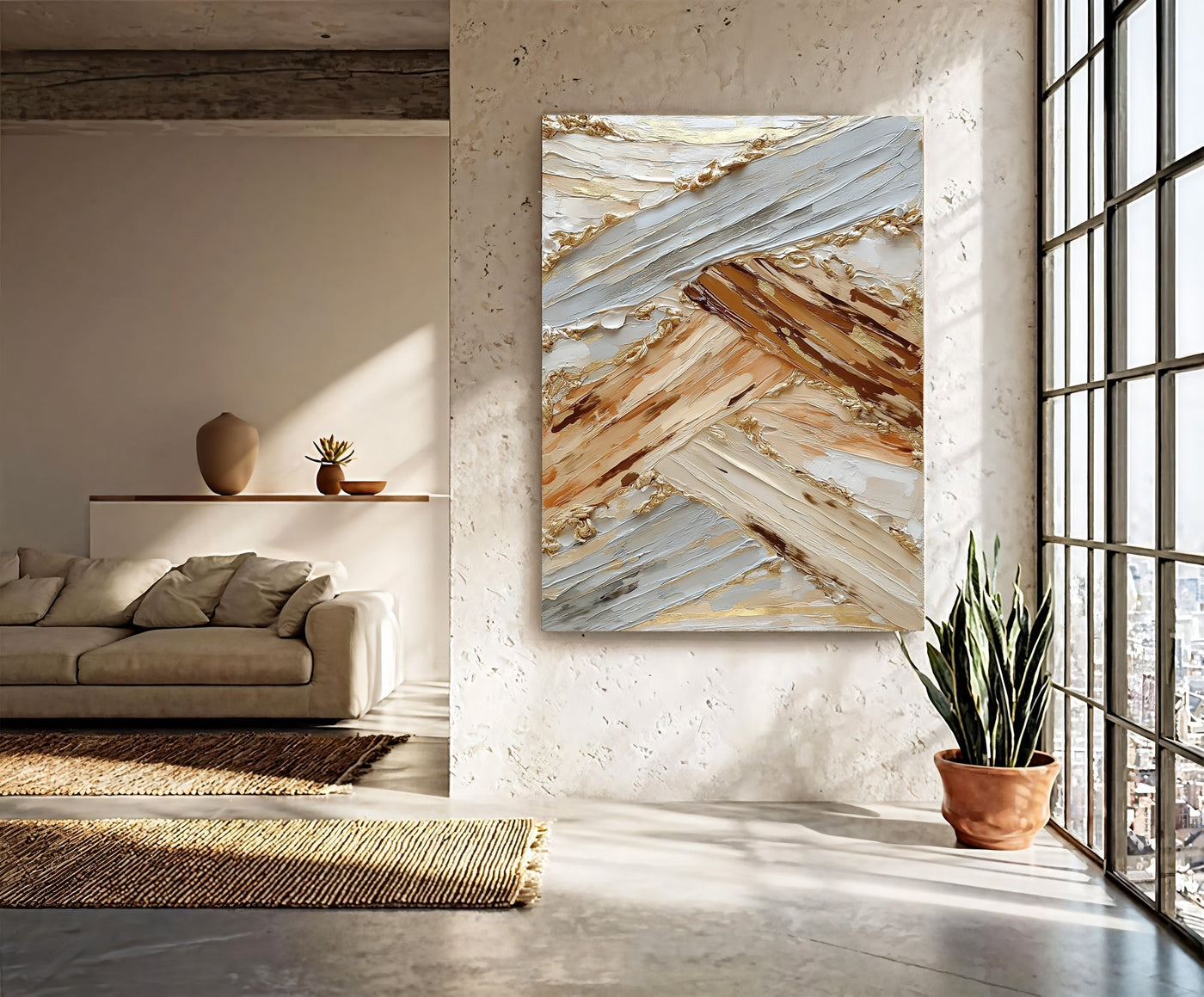 Textured Earthy Crossings | Gilded Hues