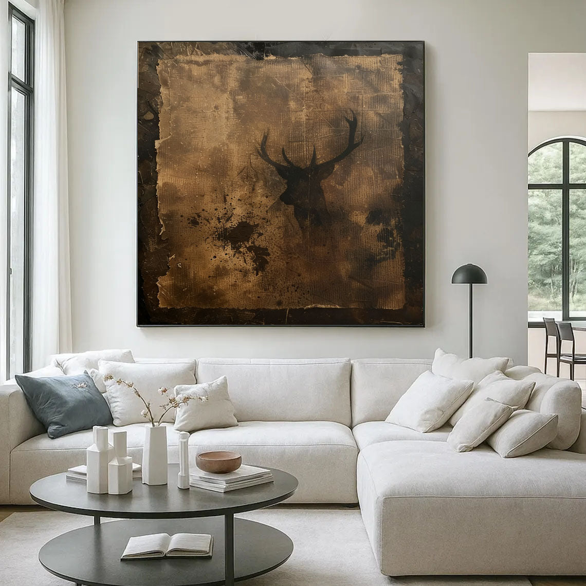 Worn Rustic Silhouette | Elk Shadow