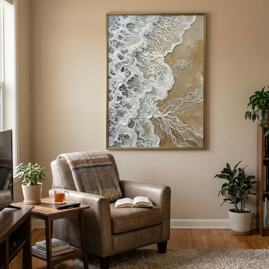 Abstract Art | Foam Shore Textures