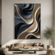 Textured Curve Luxury | Grey Beige