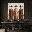 Textured Rustic Trio | Hat Silhouettes