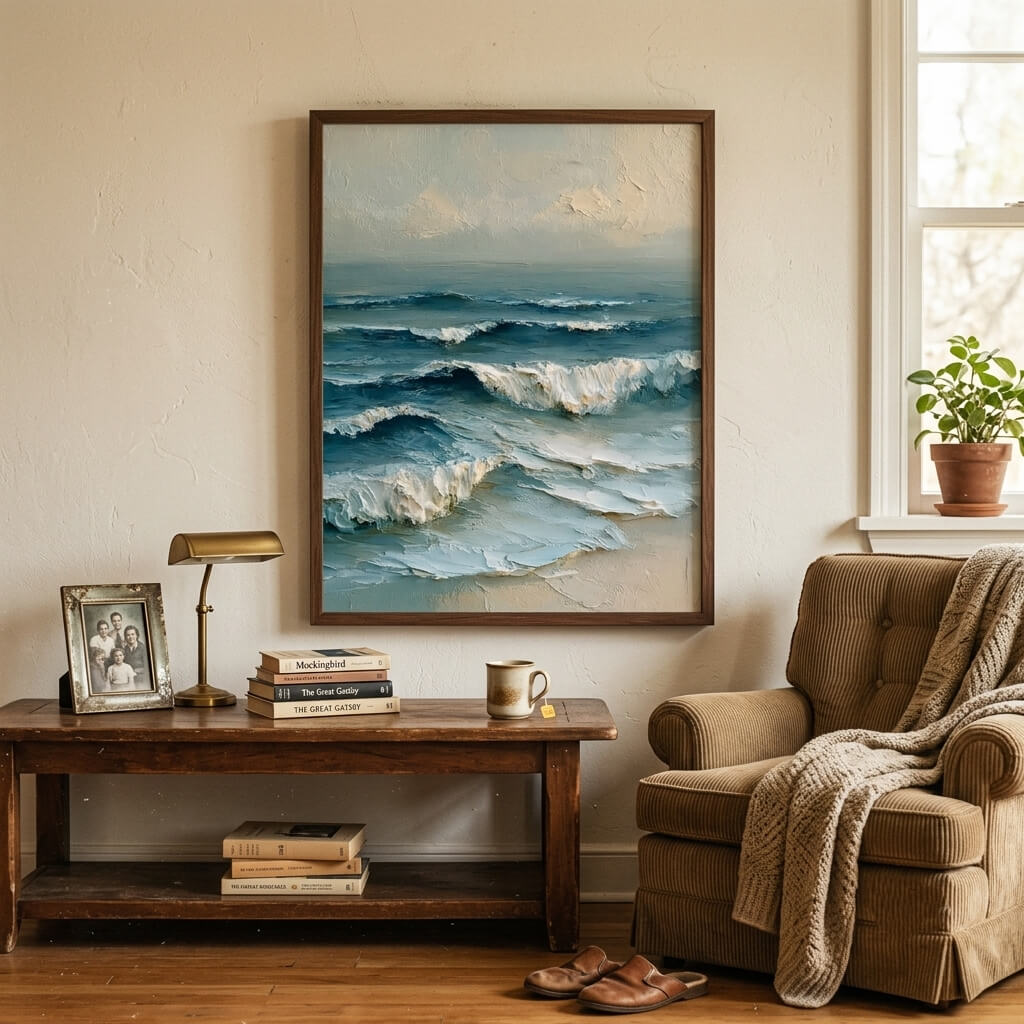 Impressionist Art | Thick Ocean Surf