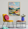 Colorful Valley Art | Textured Vibrance