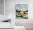 Colorful Valley Art | Textured Vibrance