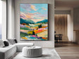 Colorful Valley Art | Textured Vibrance