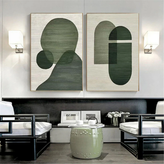 Wabi Sabi Textured Wall Art Set of 2 #WT004