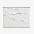 White Minimalist Textured Wall Art #MT025