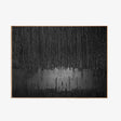 Black Minimalist Textured Wall Art #MT051