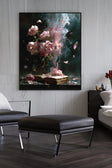 Burning Roses Art | Dramatic Opulence
