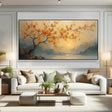 Flower & Tree Textured Abstract Wall Art #SF031
