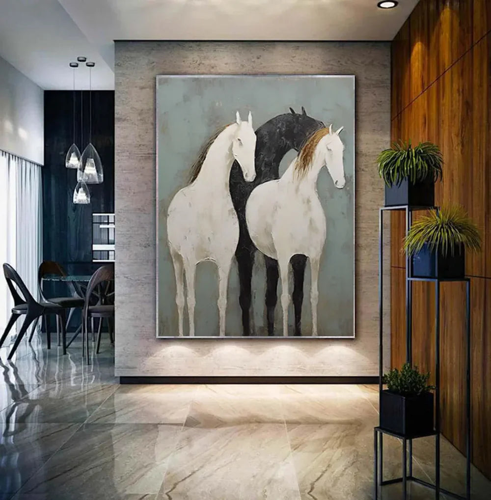 Abstract Horse Animal Wall Art #DL028