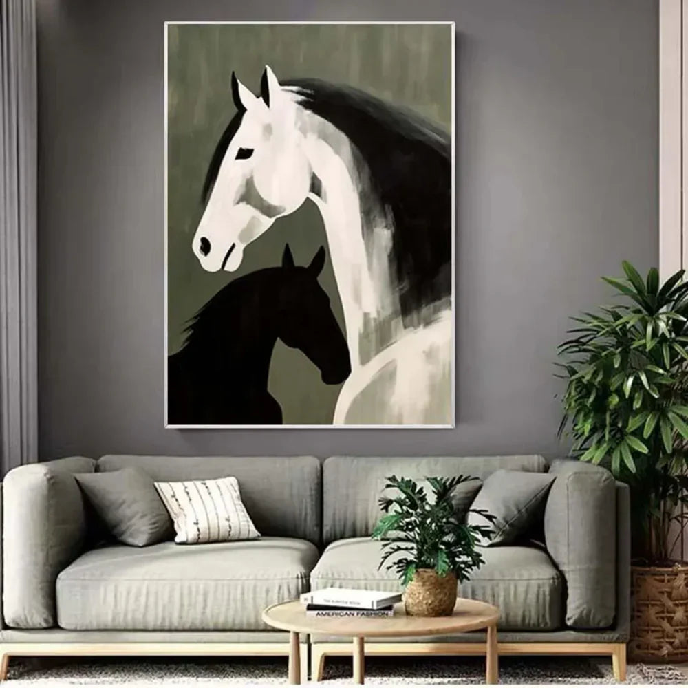 Abstract Horse Animal Wall Art #DL021