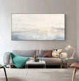 Minimalist Neutral Seascape Art | Serene Sophistication