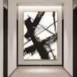 Textured Abstract Boldness | Black White