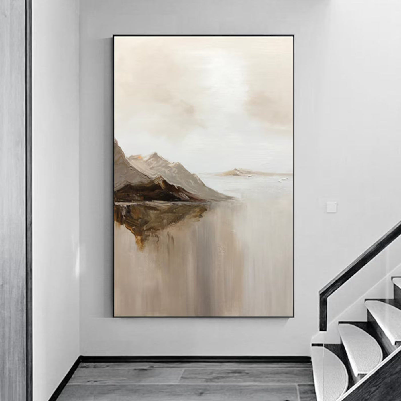 Textured Landscape Abstract | Serene Luxe
