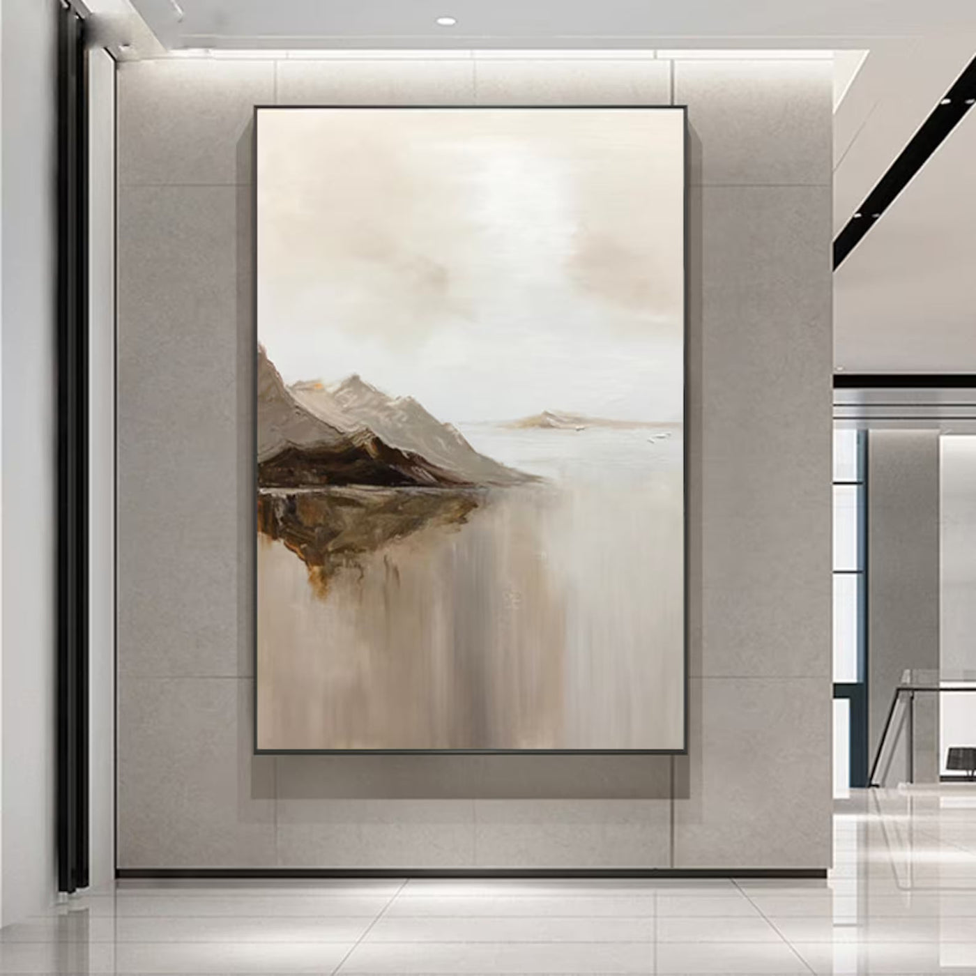 Textured Landscape Abstract | Serene Luxe