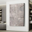 Textured Wave Minimalism | Beige Gray
