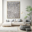 Textured Wave Minimalism | Beige Gray