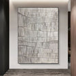 Textured Wave Sophistication | Gray White