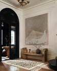 Minimalist Beige Mountain Art | Understated Elegance