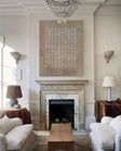 Textured Grid Block Art | Understated Sophistication