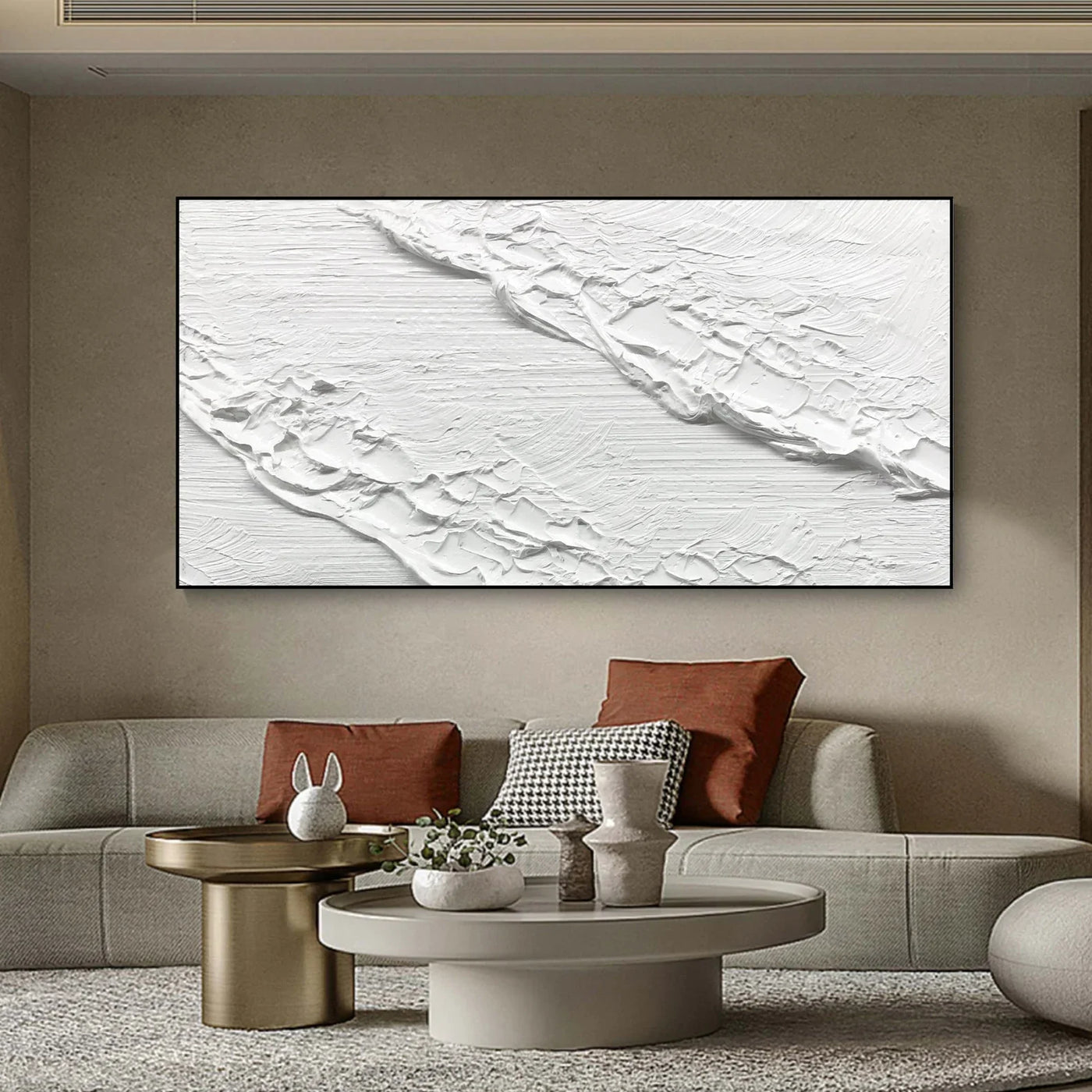 Textured Monochrome Grandeur | White Textures