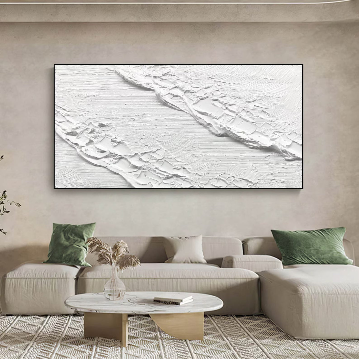 Textured Monochrome Grandeur | White Textures