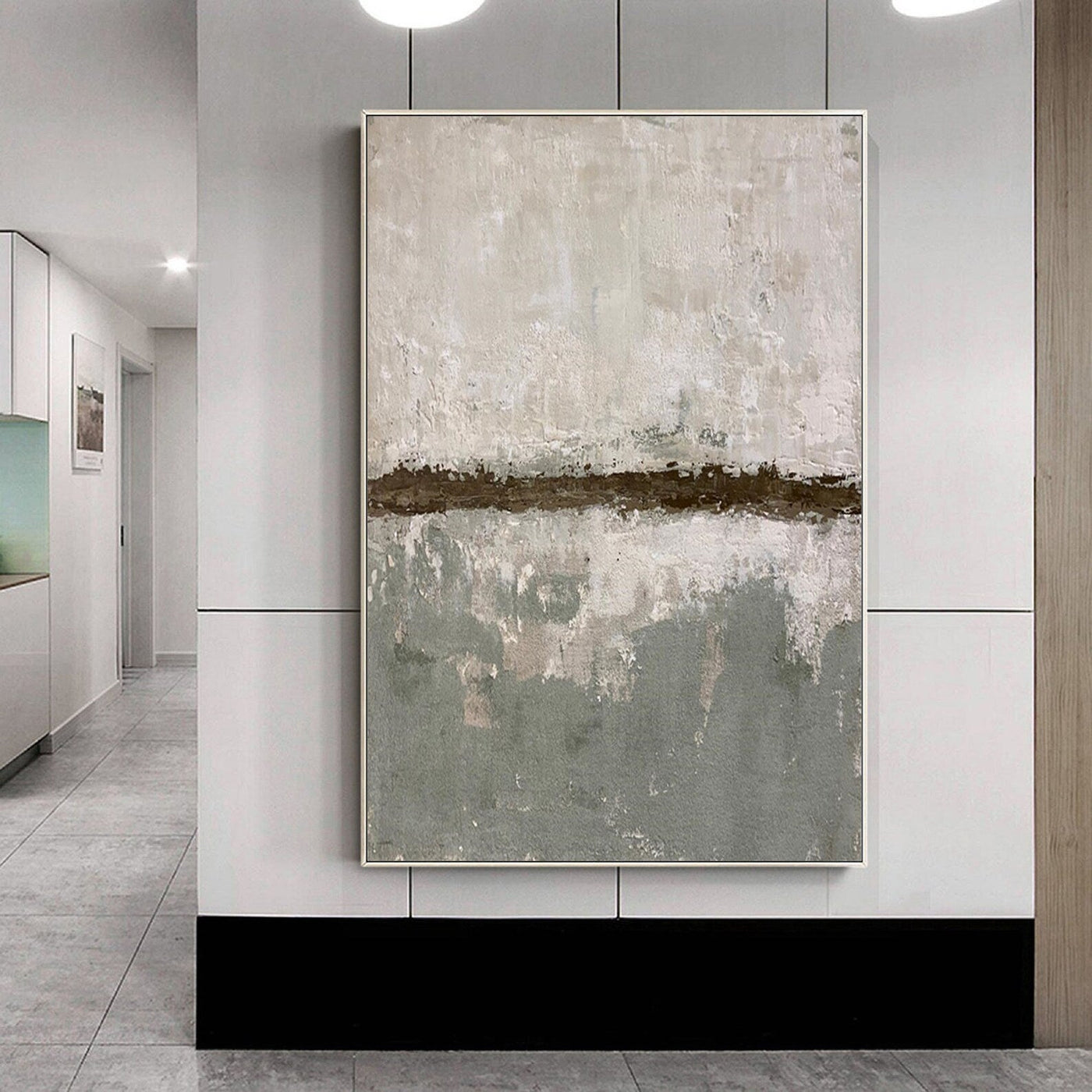 Textured Neutral Harmony | Grey Beige