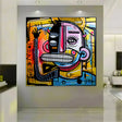 Dynamic Abstract Figure | Vivid Palette