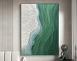 Textured Coastal Rhythm | Green Wave