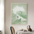 Textured Wave Vitality | Mint White