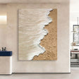Textured Coastal Opulence | Sand  Wave