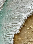 Textured Coastal Splendor | Aqua Shore