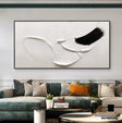 Textured Monochrome Art | Modern Simplicity