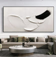 Textured Monochrome Art | Modern Simplicity
